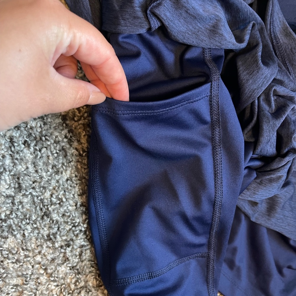 BCG Women's Navy Athletic Shorts - Picture 5 of 6